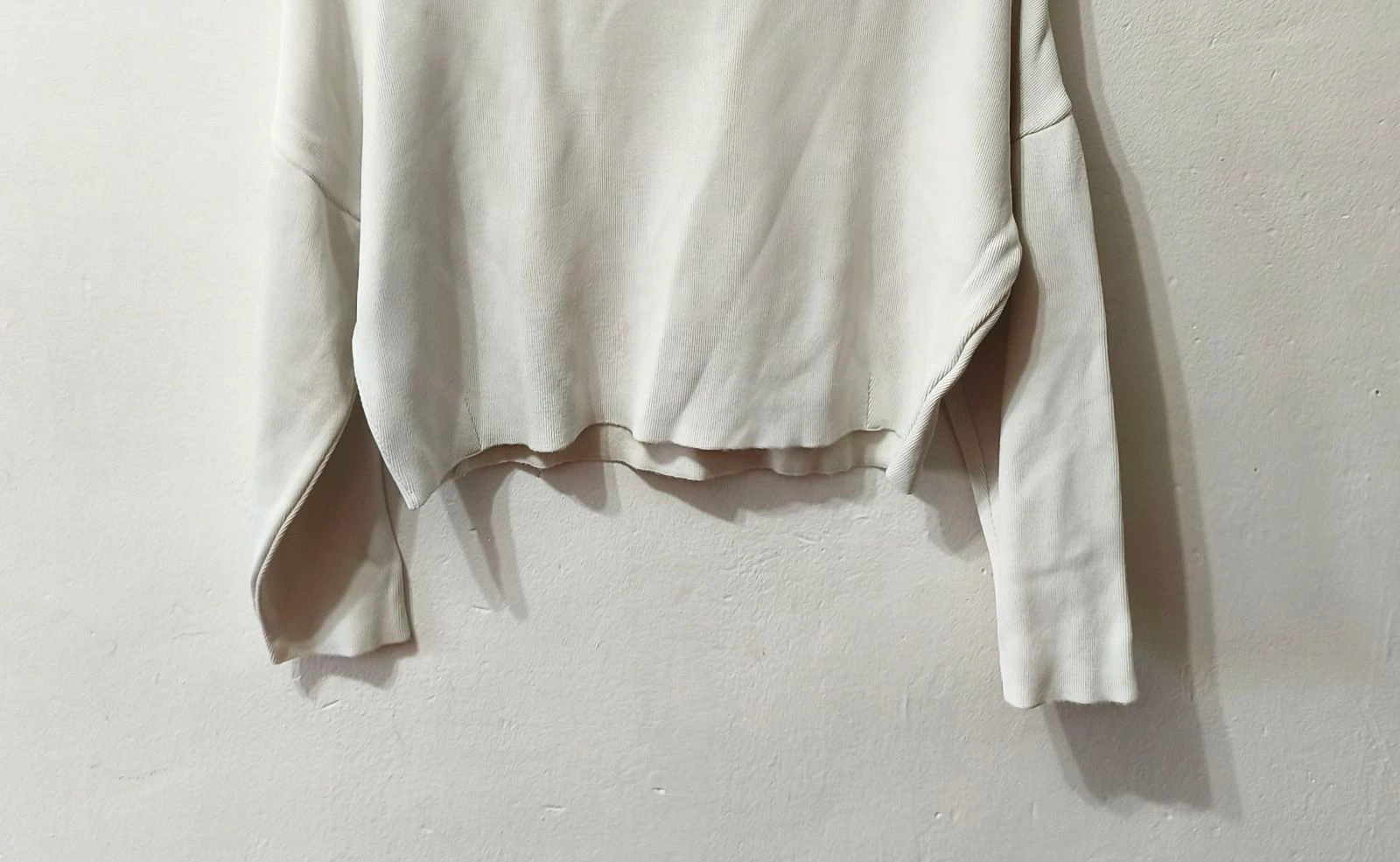 Cropped wit T-shirt Zara dames Maat M – photo 6
